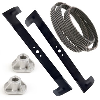 Lame + support + courroie pour Castelgarden Twin cut 122, TC122