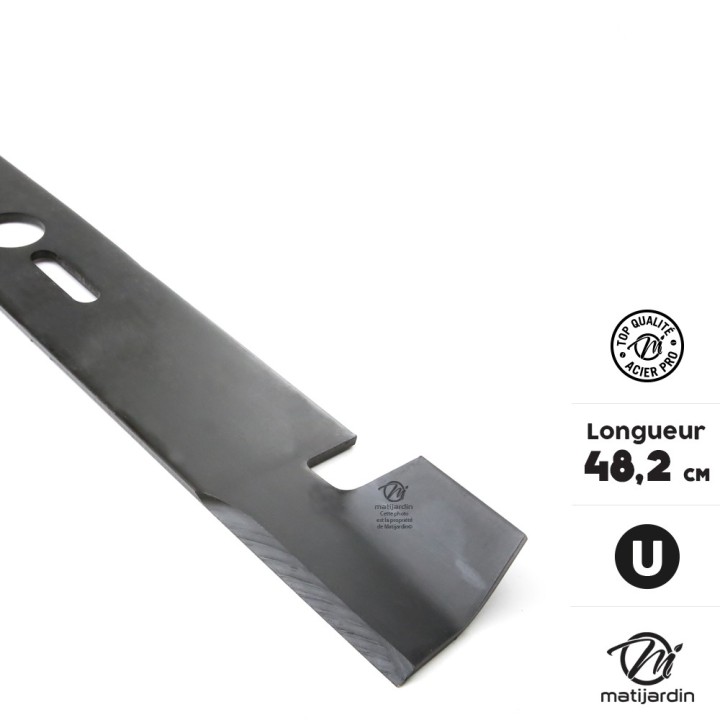 Lame tondeuse universelle soufflante 1er Prix. Coupe 48,2 cm