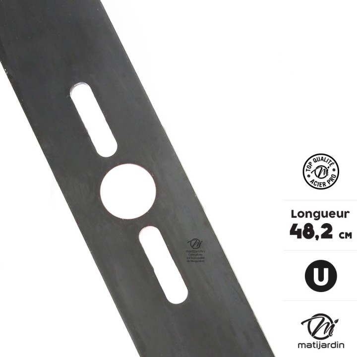 Lame tondeuse universelle soufflante 1er Prix. Coupe 48,2 cm