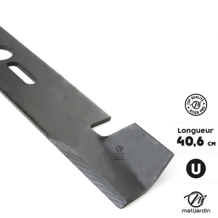 Lame tondeuse universelle soufflante 1er Prix. Coupe 40,6 cm