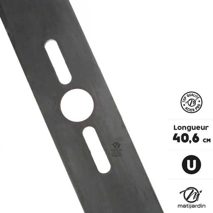 Lame tondeuse universelle soufflante 1er Prix. Coupe 40,6 cm