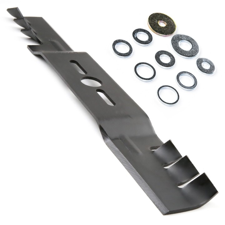 Lame tondeuse universelle mulching galbée Rotary Premium 45,7 cm