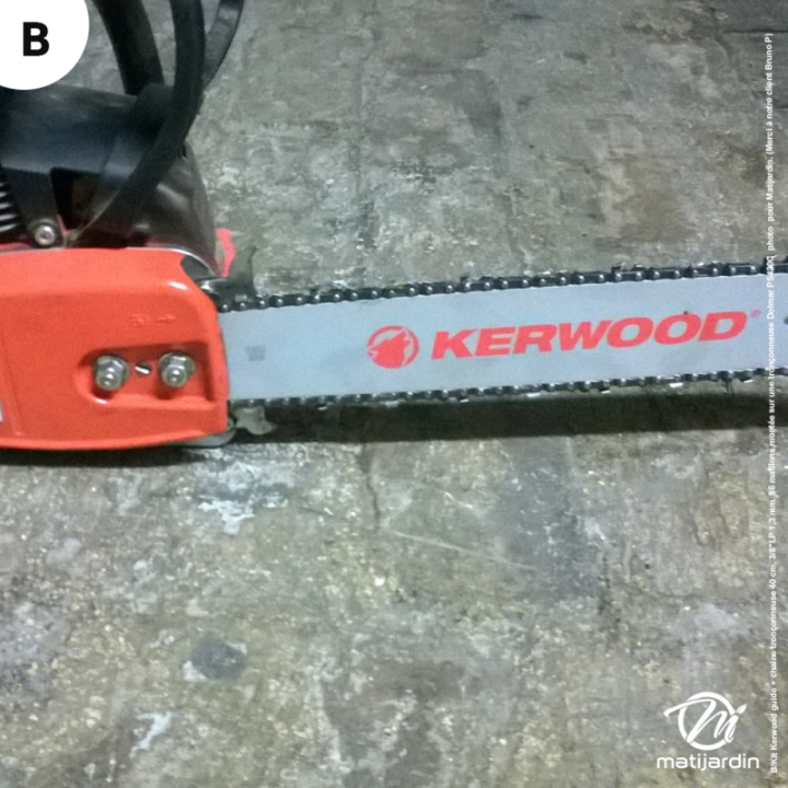 Kit Kerwood guide + chaîne tronçonneuse 40 cm, 3/8"LP 1,3 mm. 56 maillons