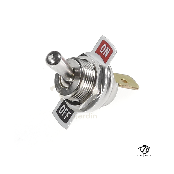 Interrupteur marche-arrêt. Débroussailleuse, tronçonneuse une cosse