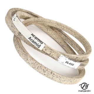 Courroie tondeuse 3L450 prix éco, Kevlar Trapézoïdale - 9,5 mm x 1143 mm