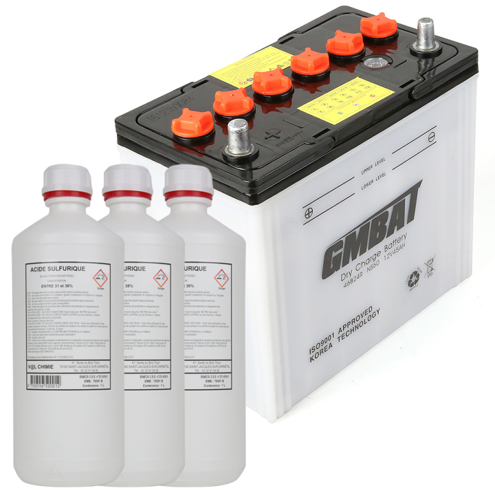 Batterie tondeuse NS60 + acide