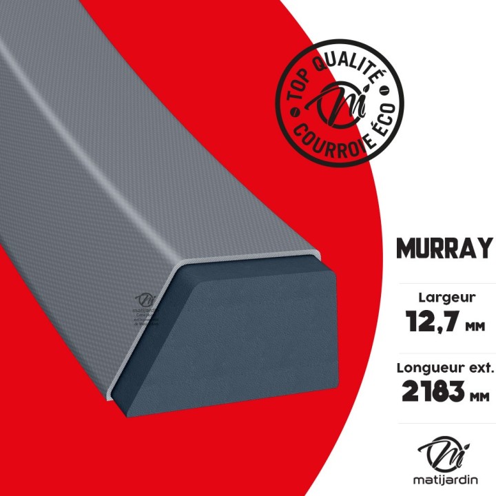 Courroie tondeuse prix éco pour Murray 37 x 62 - 12,7 mm x 2183 mm