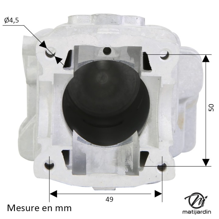 Cylindre piston pour tronçonneuse Stihl MS211, MS211C