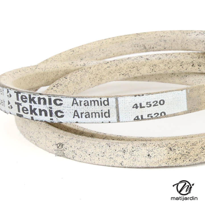 Courroie tondeuse Teknic 4L52 Kevlar Trapézoïdale - 12,7 mm x 1321 mm