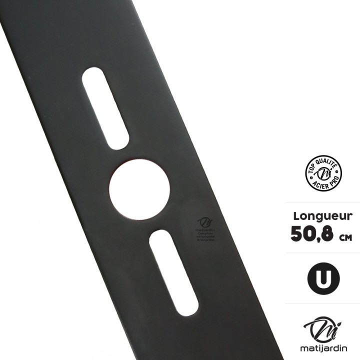 Lame tondeuse universelle galbée 1er prix. Coupe 50,8 cm