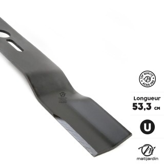 Lame tondeuse universelle galbée 1er prix. Coupe 53,3 cm