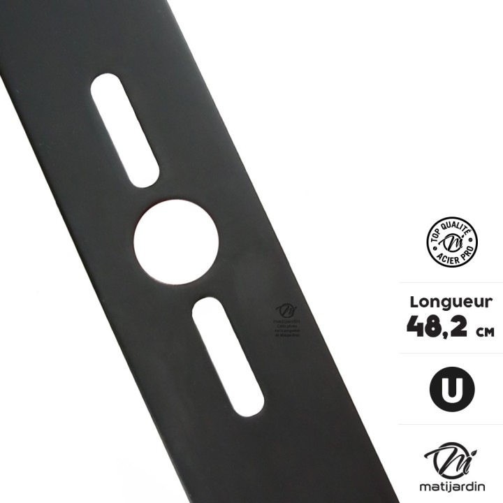 Lame tondeuse universelle galbée 1er prix. Coupe 48,2 cm