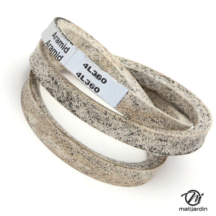 Courroie tondeuse 4L360 prix éco, Kevlar Trapézoïdale - 12,7 mm x 914 mm