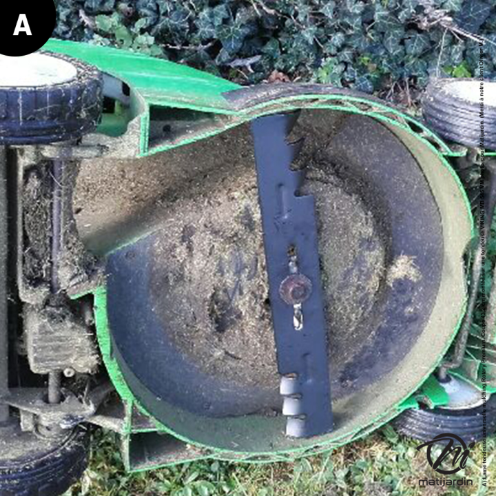 Lame tondeuse universelle mulching Rotary Premium. Coupe 43,2 cm