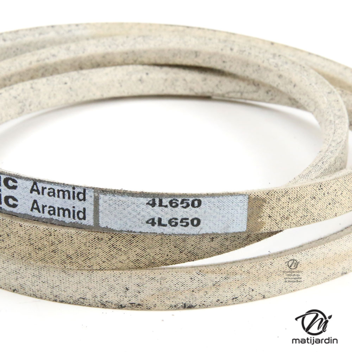 Courroie tondeuse Teknic 4L65 Kevlar Trapézoïdale - 12,7 mm x 1651 mm