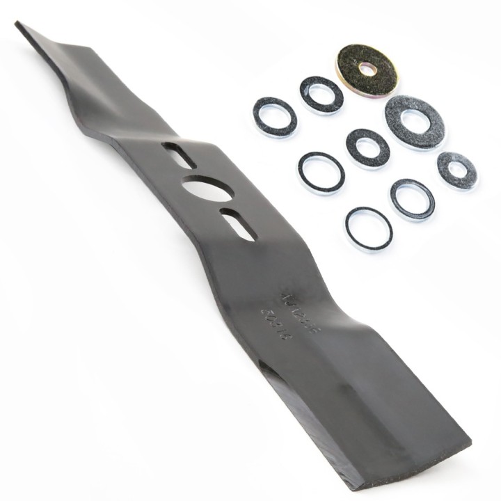 Lame tondeuse universelle galbée Rotary Premium. Coupe 40,6 cm