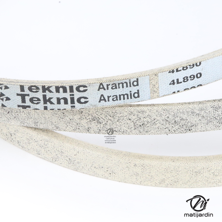 Courroie tondeuse Teknic 4L89 Kevlar Trapézoïdale - 12,7 mm x 2261 mm