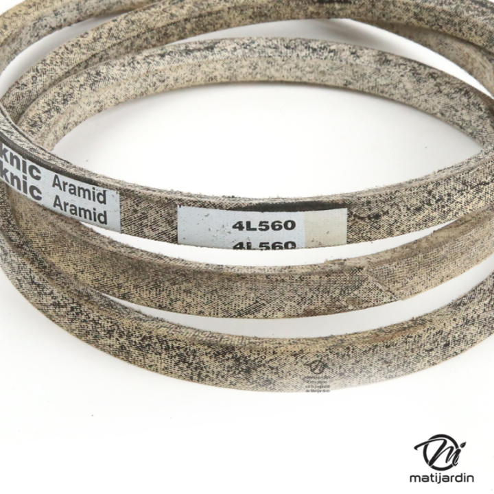 Courroie tondeuse Teknic 4L56 Kevlar Trapézoïdale - 12,7 mm x 1422 mm