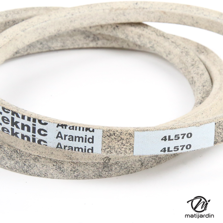 Courroie tondeuse Teknic 4L57 Kevlar Trapézoïdale - 12,7 mm x 1448 mm