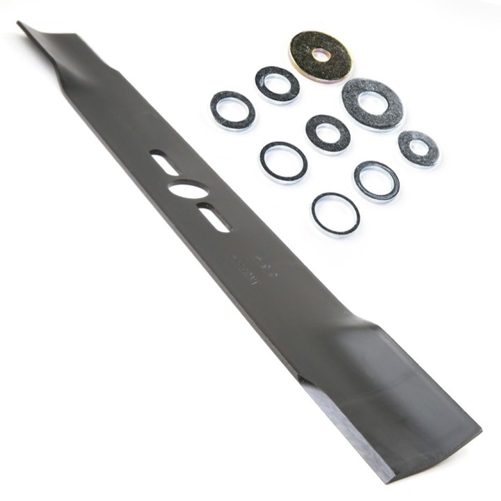 Lame tondeuse universelle plate Rotary Premium. Coupe 55,8 cm