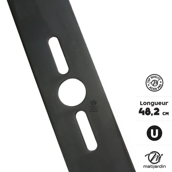 Lame tondeuse universelle plate 1er prix. Coupe 48,2 cm