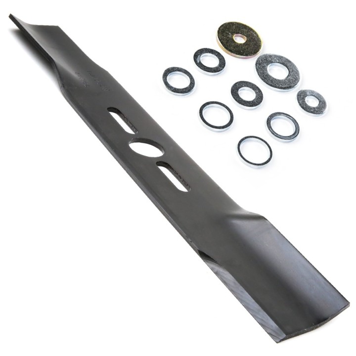 Lame tondeuse universelle plate Rotary Premium. Coupe 40,6 cm