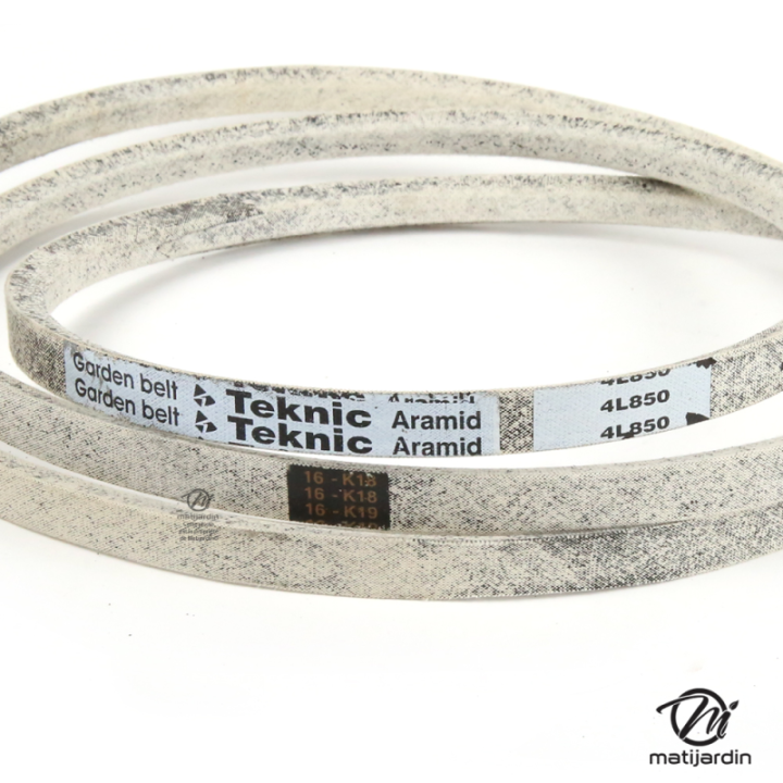 Courroie tondeuse Teknic 4L85 Kevlar Trapézoïdale - 12,7 mm x 2159 mm