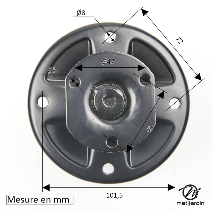 Palier de lame pour N° 88 221-36 604 Gilson