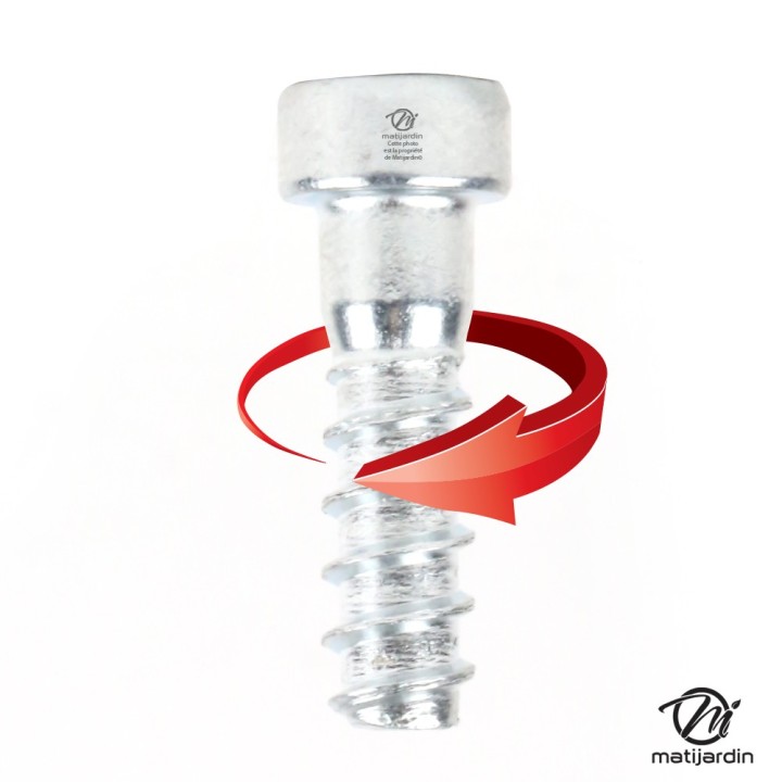 Vis autotaraudeuse de forme cylindrique pour tronçonneuse Stihl 020T MS200T