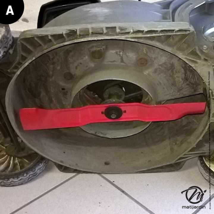 Lame tondeuse pour Honda HR173. N° 72511-V89-684. Coupe  41,8 cm