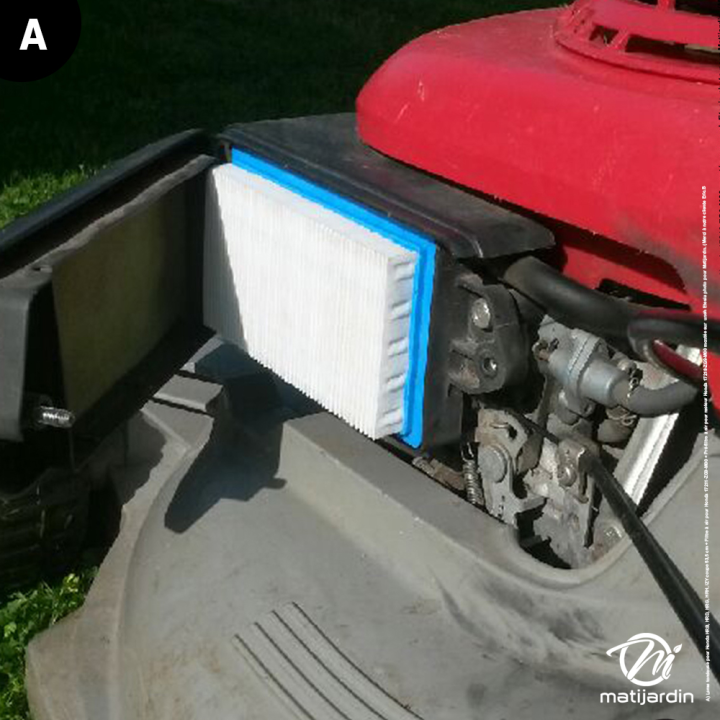 Filtre à air adaptable pour moteur Honda N° 17211-ZG9-M00