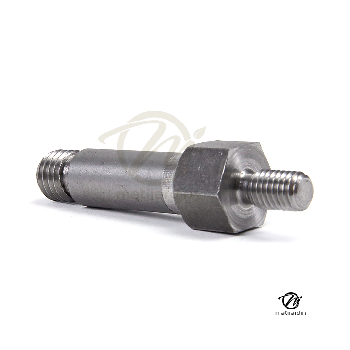 Adaptateur pour tête débroussailleuse. Mâle. Ø 8x1,25. Pas à droite