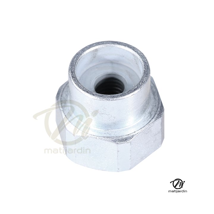 Adaptateur pour tête débroussailleuse Tecomec. Femelle. Ø 10x1,25. Pas à gauche