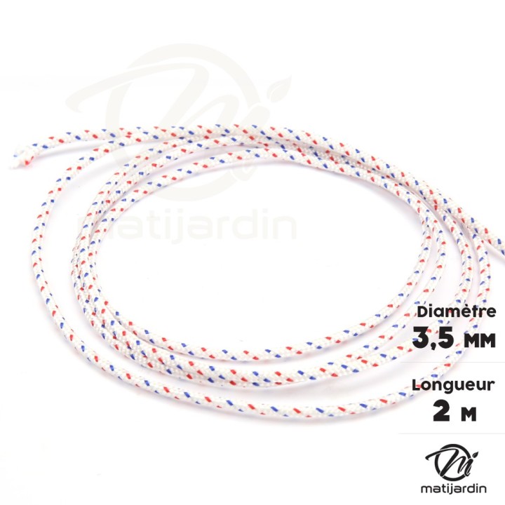 Corde de lanceur nylon Ø 3,5 mm x 2 m pour Stihl MS441