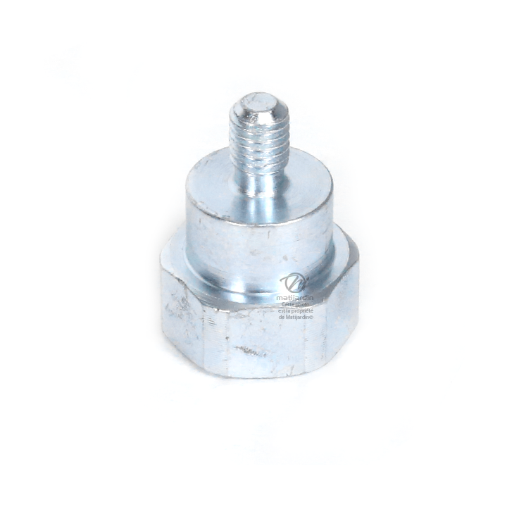 Adaptateur pour tête débroussailleuse Tecomec. Mâle. Ø 8x1,25. Pas à gauche