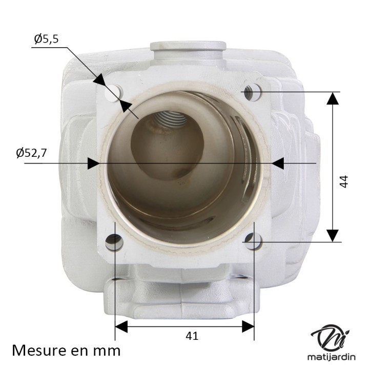 Cylindre piston pour tronçonneuse Stihl 028AV