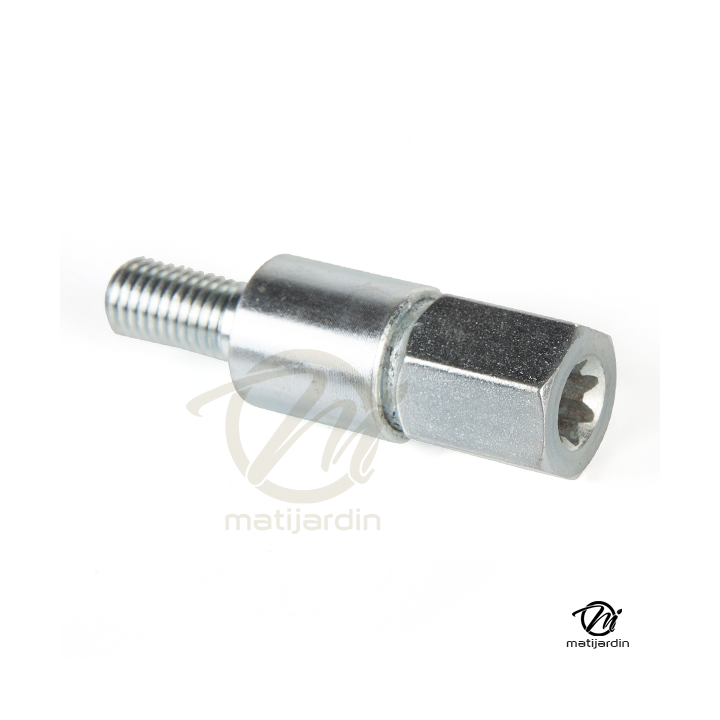 Adaptateur pour renvoi d'angle universel. 7 cannelures