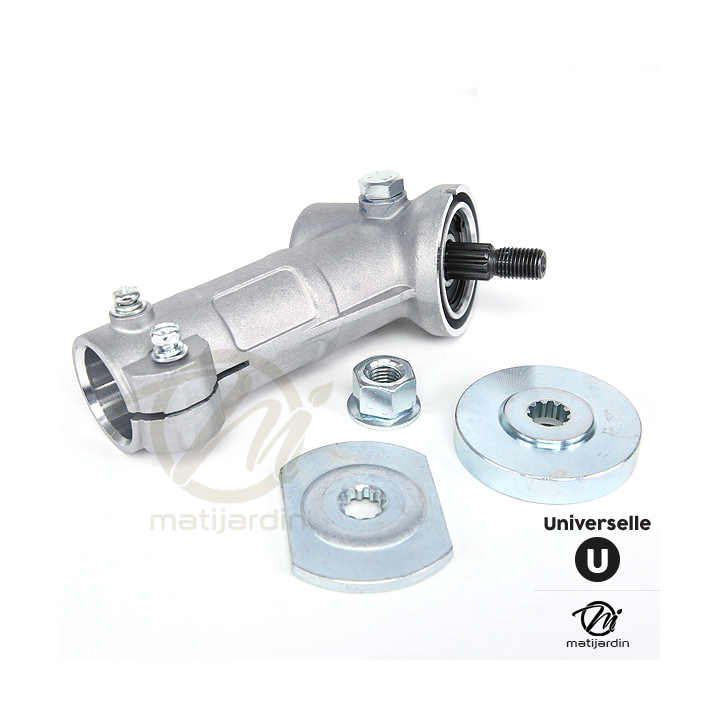 Renvoi d'angle universel pour débroussailleuse