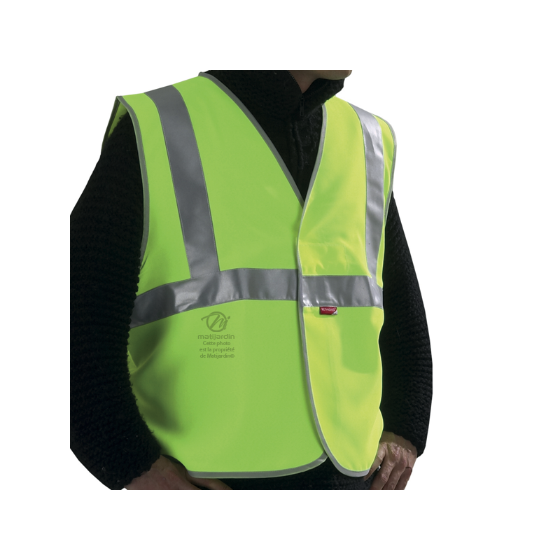 Gilet De Sécurité Jaune Avec Bandes Réflectrices - Sécurité Routière - Neuf