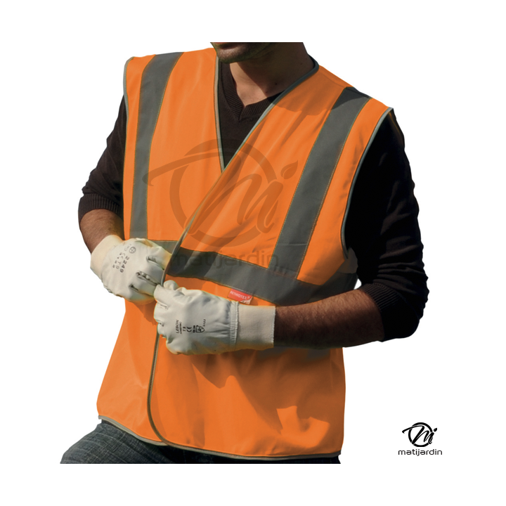Gilet orange de sécurité