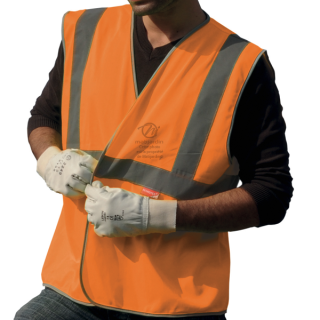 Gilet orange de sécurité