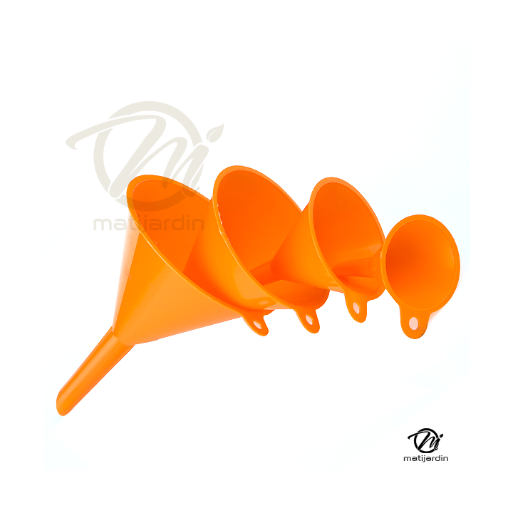 Entonnoirs. x4. Ø 50, 75, 100, 120 mm