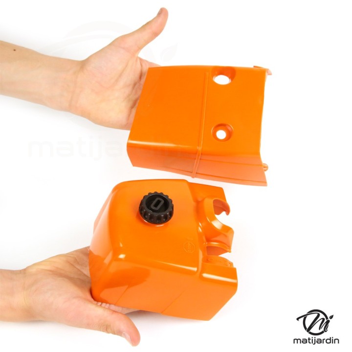 Carter moteur + carter filtre à air pour tronçonneuse MS341 MS361