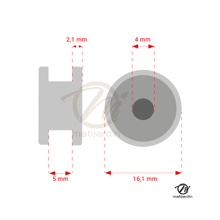 Passe fils aluminium. x10. Pour tête débroussailleuse 3 fils