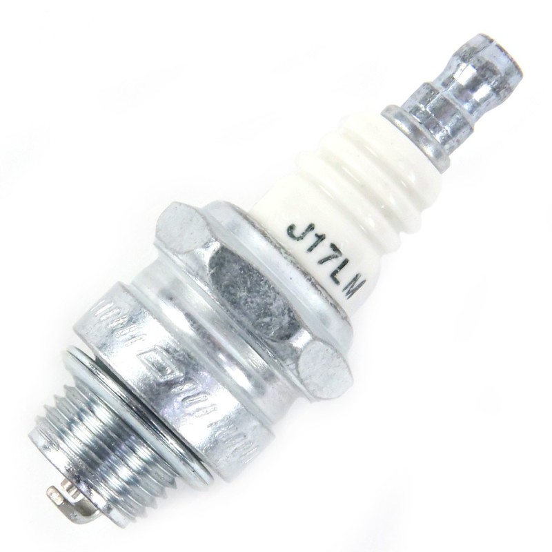 Bougie D'Allumage Champion RJ17LM/T10 - Pour Tondeuse, Tronçonneuse - Remplace NGK BR4LM - 4