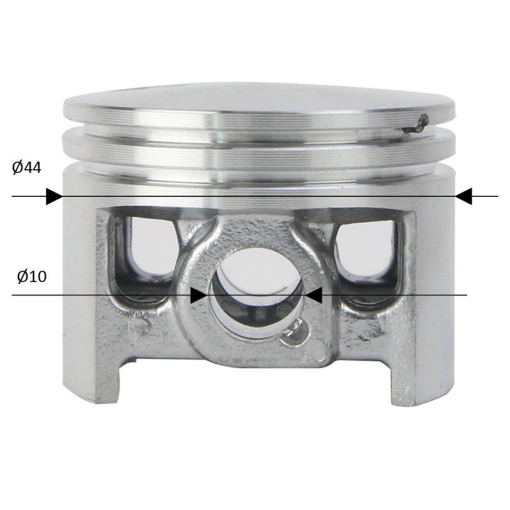 Cylindre piston pour tronçonneuse Stihl 026, MS260. Ø 44 mm