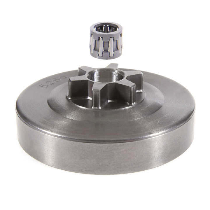 Pignon pour tronçonneuse Mc Culloch 3/8"LP. 6 dents. Hauteur cloche 15 mm