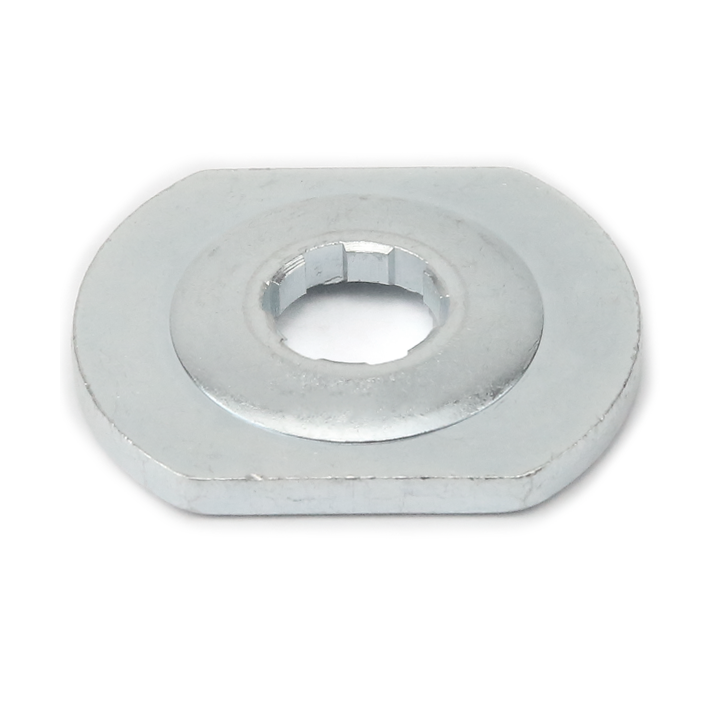 Flasque d'appui inférieur pour renvoi d'angle. 6 cannelures