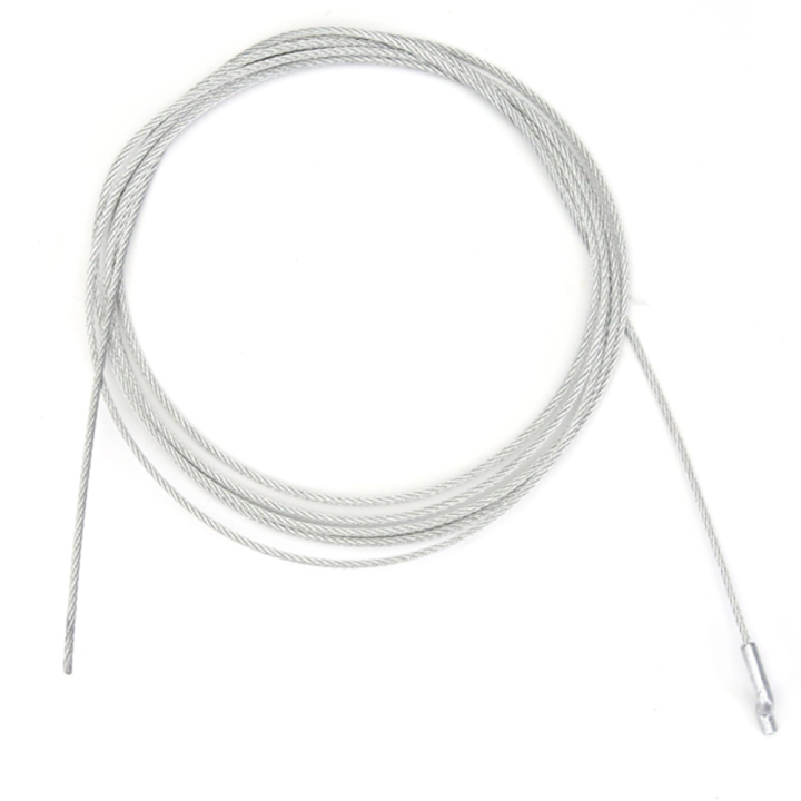 Câble souple. Diamètre 1,9 mm. Longueur 2 m. Tête Ø 8 mm. Z Ø 4 mm