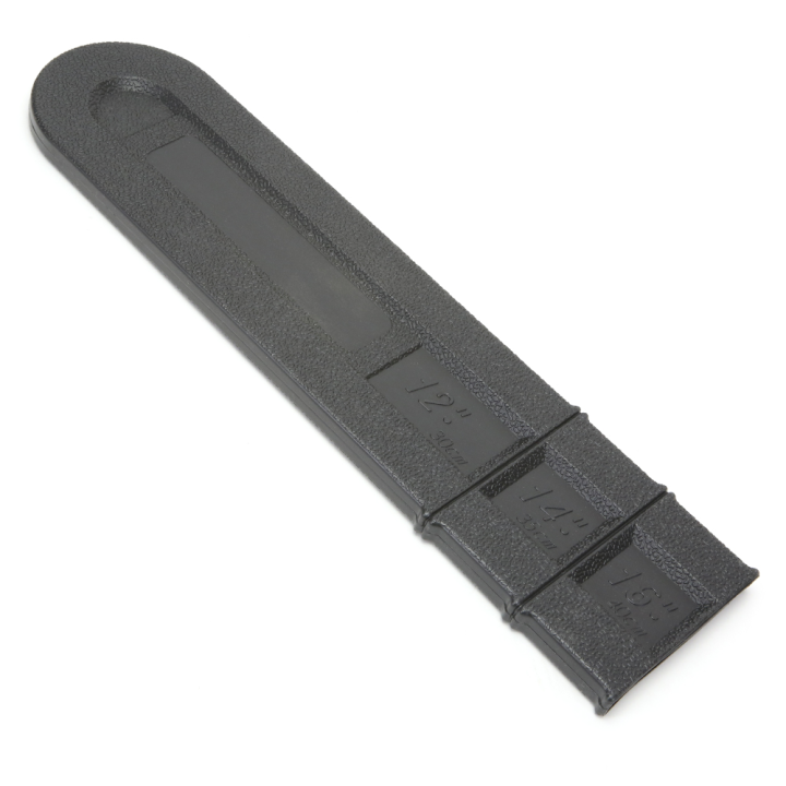 Carter de protection guide tronçonneuse. Pour guide de 25 à 40 cm